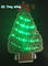 Christmas Tree Shaped Flashing  LED Module , Fiber Optic greeting card sound modules